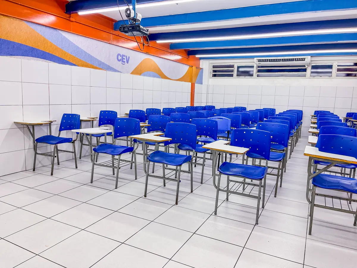 Sala de aula do CEV Colégio Sul