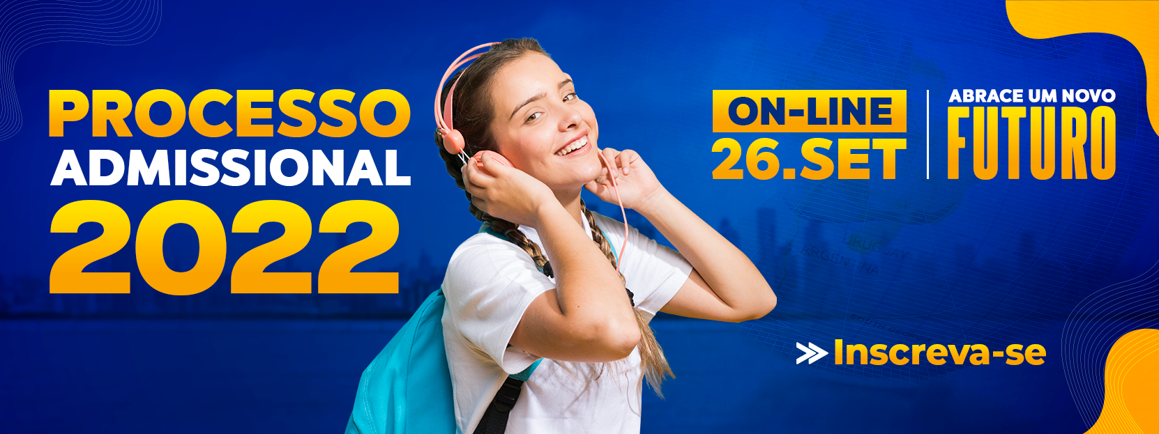 PROCESSO DE ADMISSÃO DE ESTUDANTES 2022 (ENSINOS FUNDAMENTAL E MÉDIO) - 26/SET -